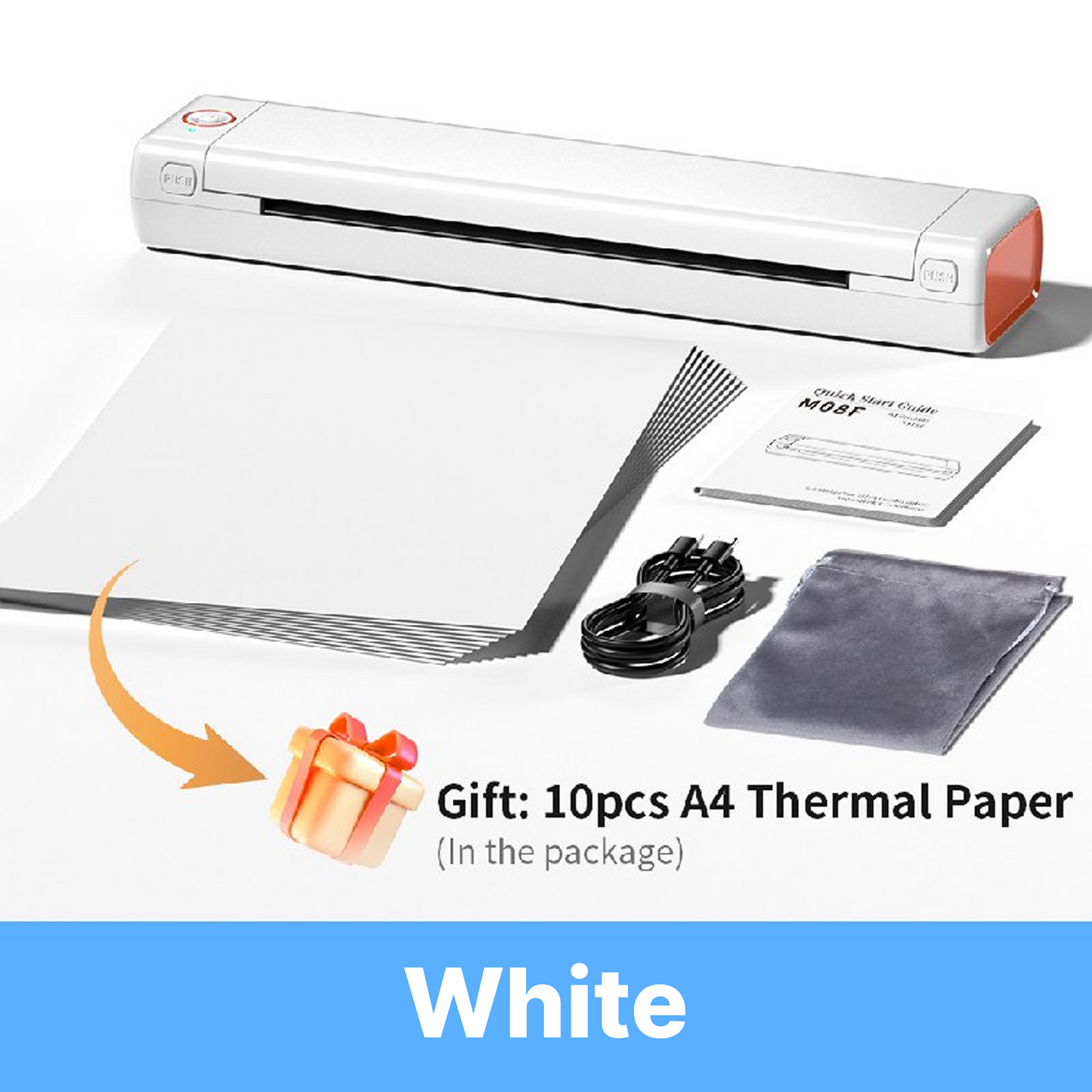 PrintnGo Pro Lite™ - Wireless Portable Printer - Blush Snow Edition