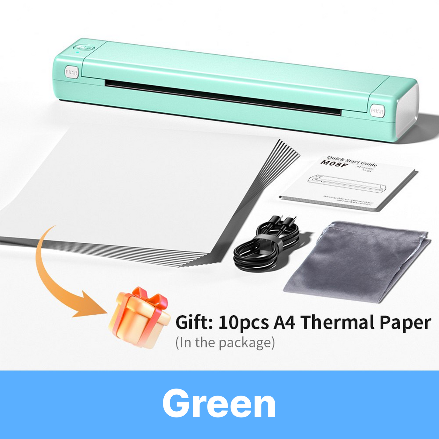 PrintnGo Pro™ - Wireless Portable Printer - Olive Grove