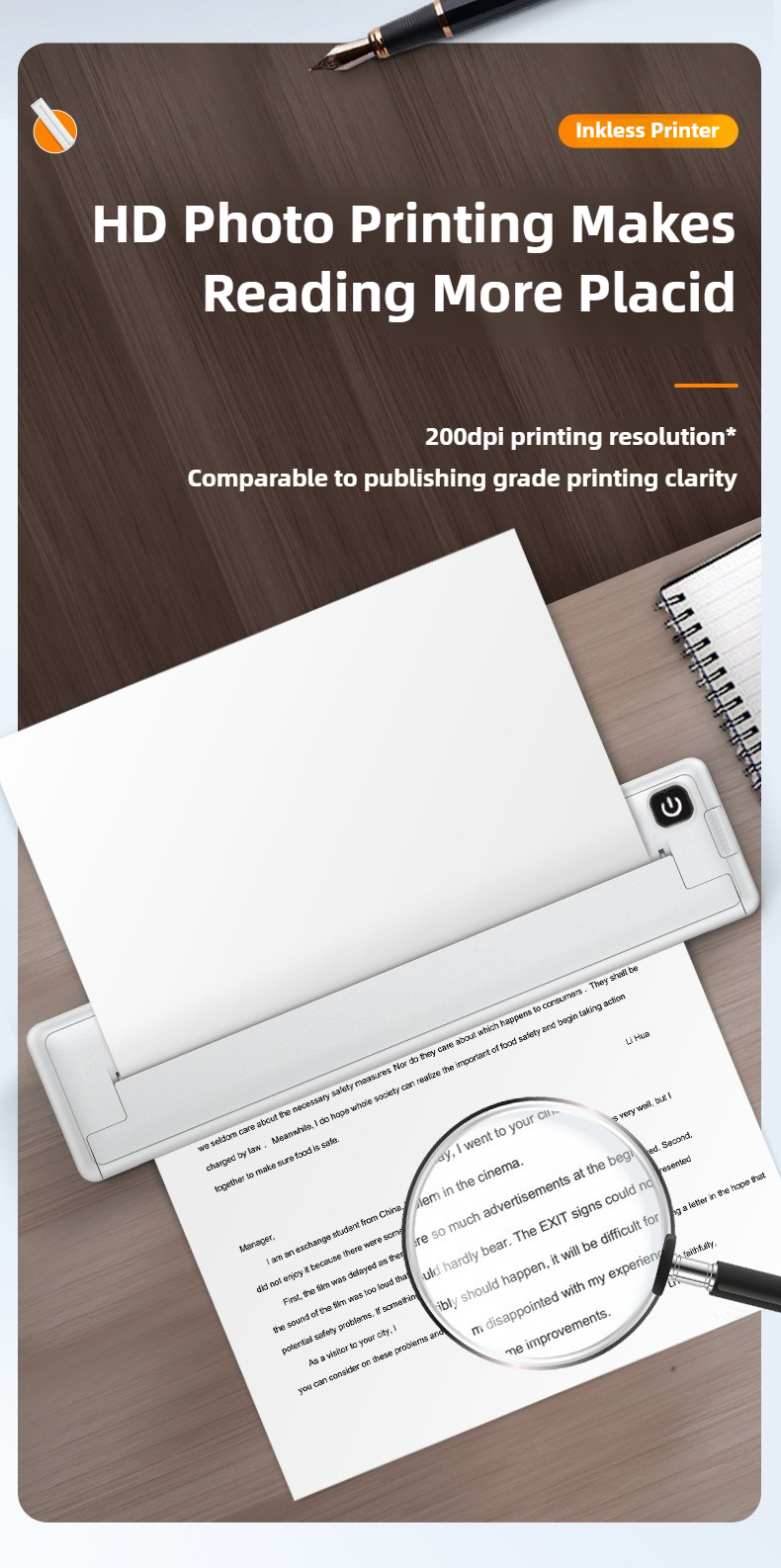 PrintnGo Matte™ - Wireless A4 Printer (3 Colour Options)