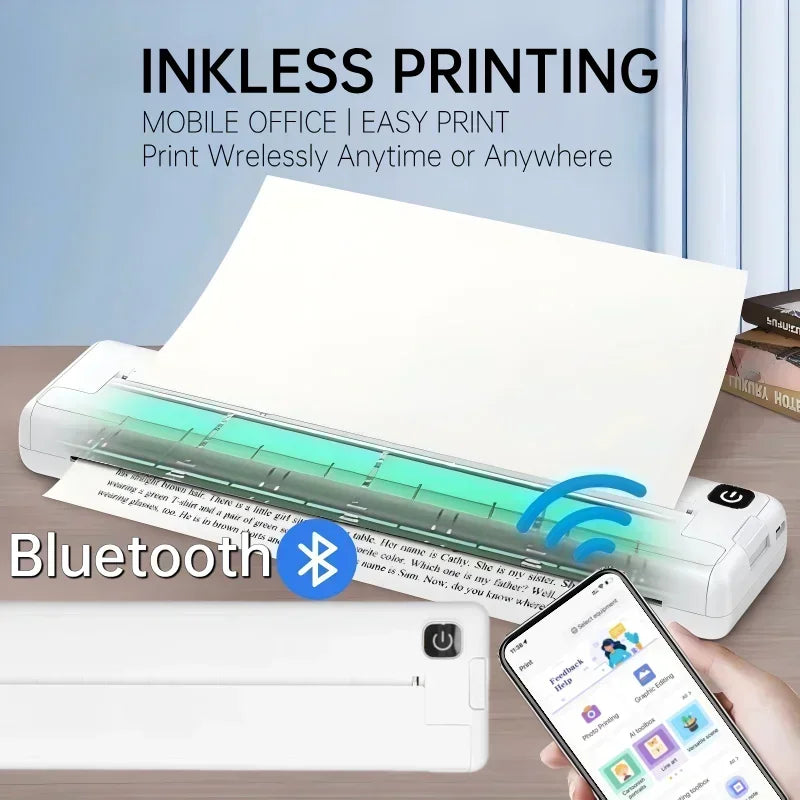 PrintnGo Matte™ - Wireless A4 Printer (3 Colour Options)
