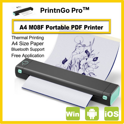 PrintnGo Pro Premium™ - Wireless Portable Printer -  Nebula Noir SE