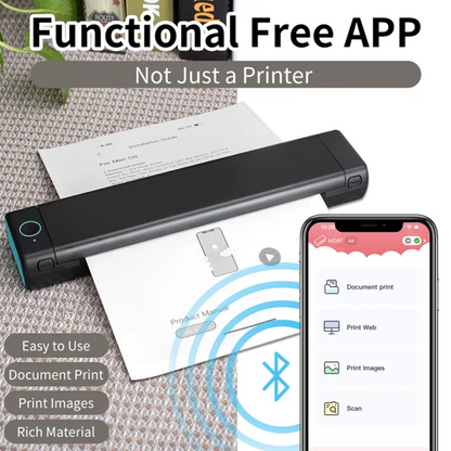 PrintnGo Pro Premium™ - Wireless Portable Printer -  Nebula Noir SE