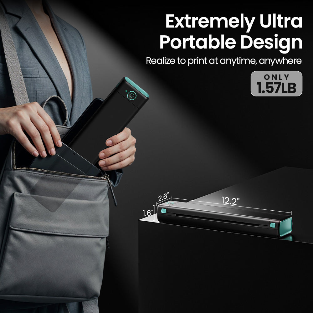 PrintnGo Pro Premium™ - Wireless Portable Printer -  Nebula Noir SE